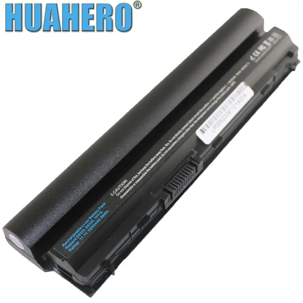 Батарея HUAHERO RFJMW FRROG для Dell Latitude E6320 E6220 E6120 E6230 E6330 E6430s 5X317 7FF1K 823F9 RXJR6 RCG54