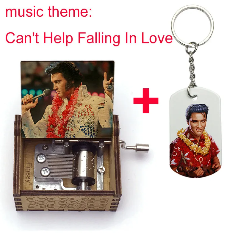 Elvis брелок с Пресли Ювелирная ручная музыкальная тема не может влюбиться в
