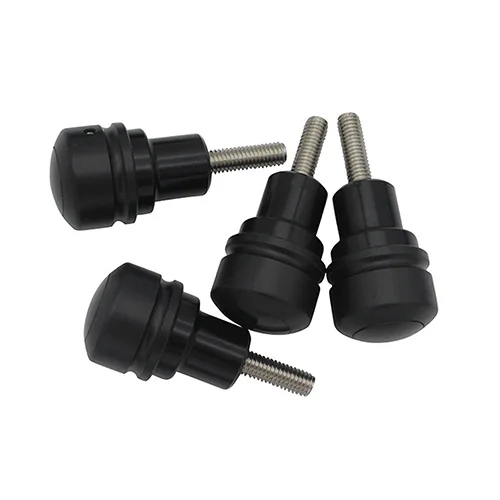 4PCS Black SEMSPEED 6 мм мотоцикл слайдер на раму переднего крыла болта Вилка протектор для Kawasaki Z750 Z650 Z800 Z900 Z1000 ZX6R ZX10R - Цвет: 4PCS Black