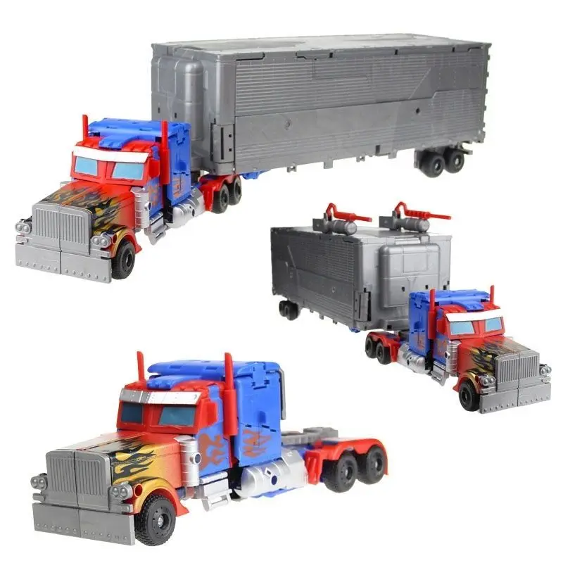 Негабаритный автомобиль с отсеком 5 фильм Optimus Prime автомобиль Человек Робот-трансформер модель игрушка для мальчиков