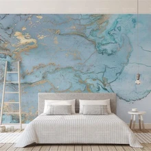 Beibehang пользовательские обои фото Мода ретро Роскошные Синие Позолоченные текстуры ТВ фон стены украшения дома 3d обои