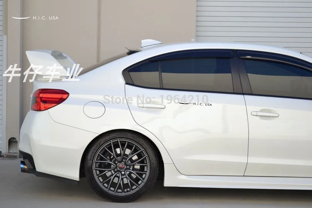 Автомобильный Стайлинг для Subaru Impreza WRX STI- абс пластиковый материал задний спойлер на крыше солнцезащитный козырек спойлер крыло