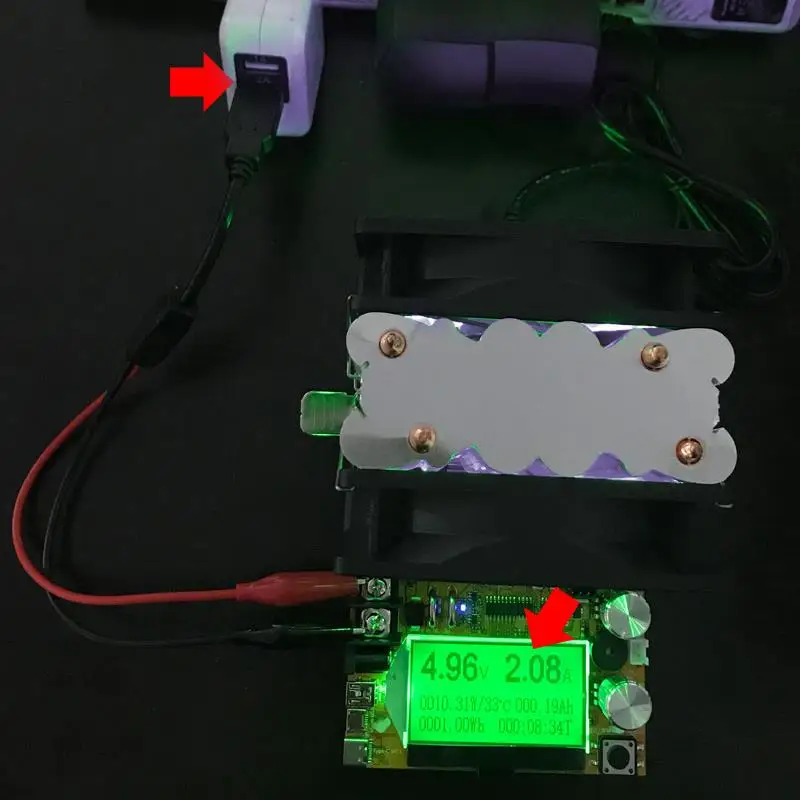 8 в 1 150 Вт регулируемый измерительный прибор USB цифровой тестер емкости батареи Вольтметр постоянный ток Электронный индикатор зарядного устройства