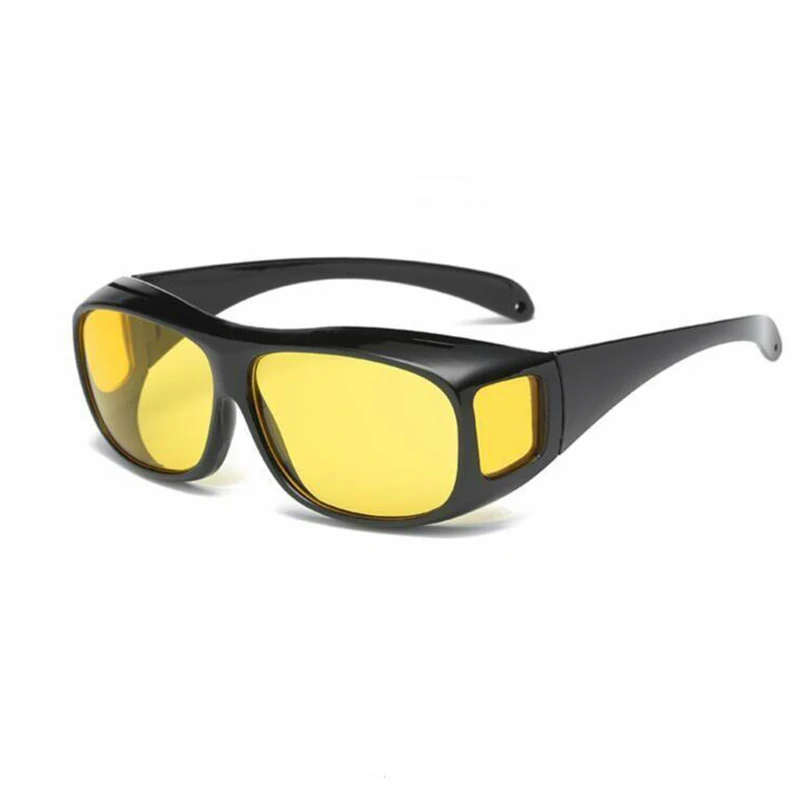 Автомобиль ночного видения водительские очки антибликовые ночного видения вождения очки HD видения солнцезащитные очки УФ-защита солнцезащитные очки - Название цвета: Yellow Night Vision