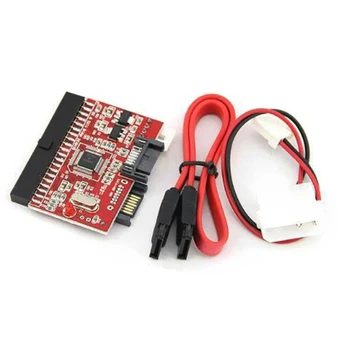

IDE to SATA SATA to IDE ATA ATAPI Serial HDD Hard Driver Disk Mutual Converter Adapter W/ Cable