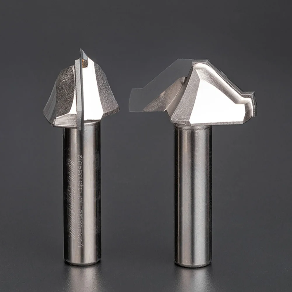 

PCD woodworking cnc cutter for cabinet door R type corner curve route bits
