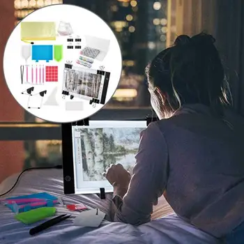 

DIY A4 Ultra Thin LED Light Pad Dimmable Copyboard 5D Drawing Tools Diamond Painting 0.35CM With A USB Cable Eco-Friendly