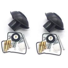 2 conjunto para honda steed 600 sombra vlx600 vlx 600 vt600 c kit de reparo do carburador válvula diafragma junta reconstruir peças conjunto