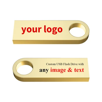 

Custom USB Flash Drives 2GB Personalized 30+ Color Combos and Logo on Metal Side Grade A Memory Engraved Pendrive 50/100/200PCS