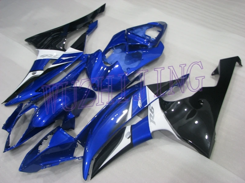Мотоцикл обтекатель YZF R6 08 09 Обтекатели YZF600 R6 2013 детали корпуса синие, черные YZFR6 2008