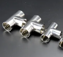 Best Offers 19*1.5MM 316 Stainless Steel Sanitary Grade Mirror Tee Three Way Welded Pipe Fitting Best Offers 19*1.5MM 316 Stainless Steel Sanitary Grade Mirror Tee Three Way Welded Pipe Fitting