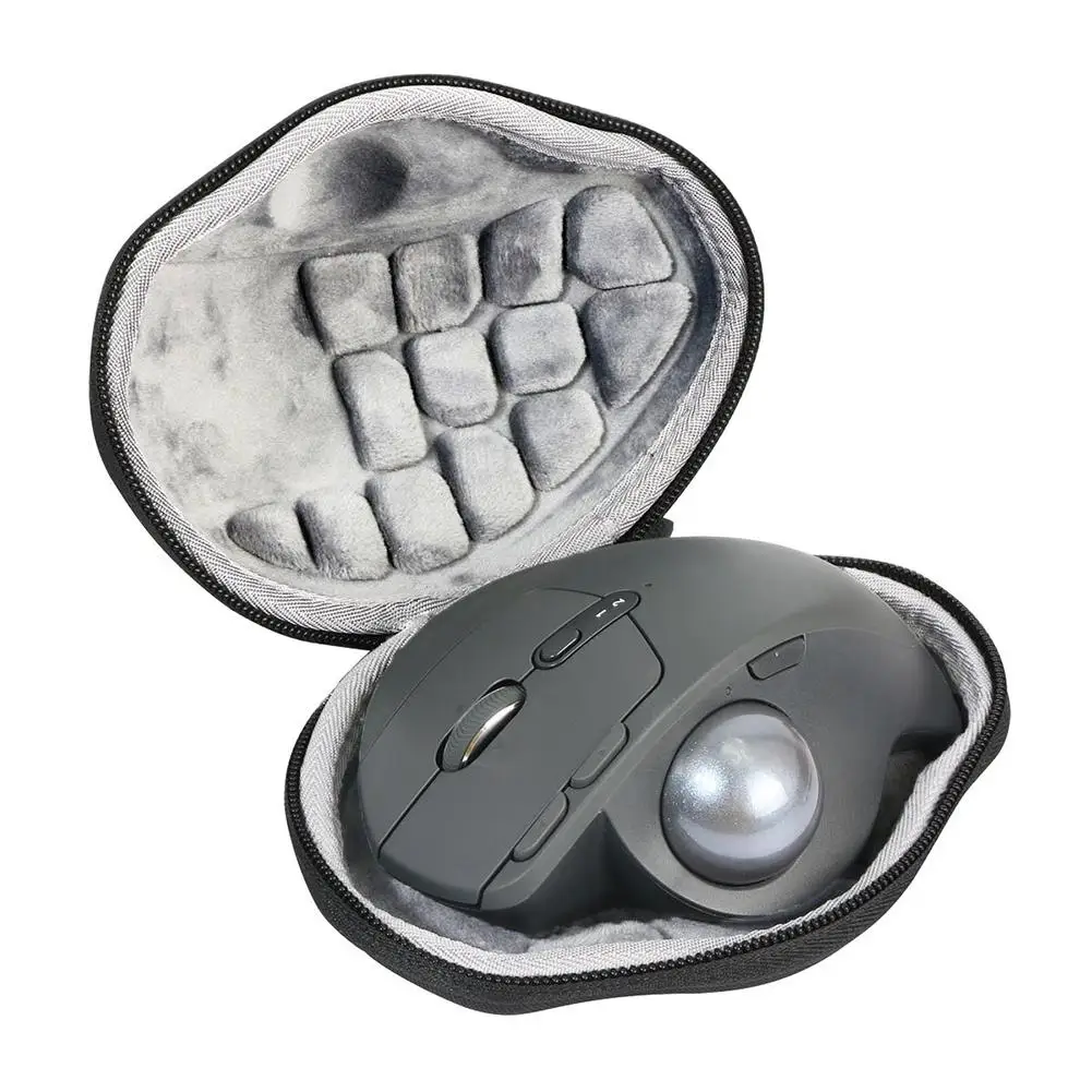 Custodia Rigida Da Viaggio In Eva Per Logitech Mx Ergo Advanced M570 Wireless Trackball Mouse Antiurto 15.5*12*7Cm