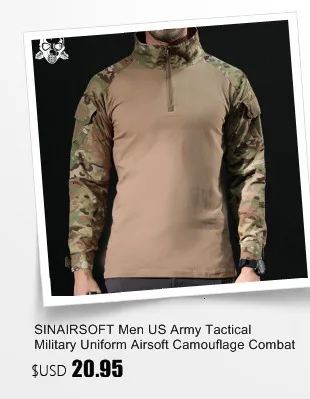 SINAIRSOFT, военные тактические брюки карго, Униформа, водонепроницаемый Камуфляжный военный БДУ, боевая униформа, США, комплект одежды для охоты