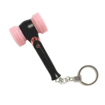 

Kpop BLACKPINK Light Stick Key Ring JENNIE JISOO LISA ROSE Mimi Concert Glow Lamp Light stick Key Ring Concert Lamp key chain