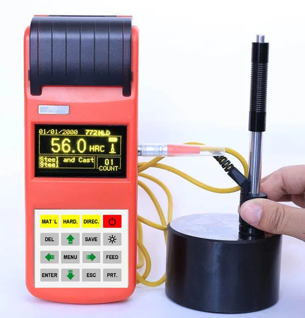 THL500 портативный тестер твердости leeb/измеритель со встроенным принтером с