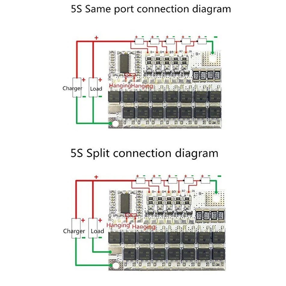 21V 100A 5s BMS Li-Ion LMO Ternary литиевая батарея Защитная плата