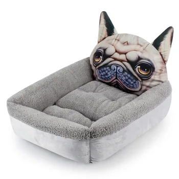 

Pet Dog Beds Puppy Bulldog Kennel Dogs Blanket Mat Coral Fleece Winter Warm Cat Pets Teddy Corgi Bed Mattress Soft Pads House