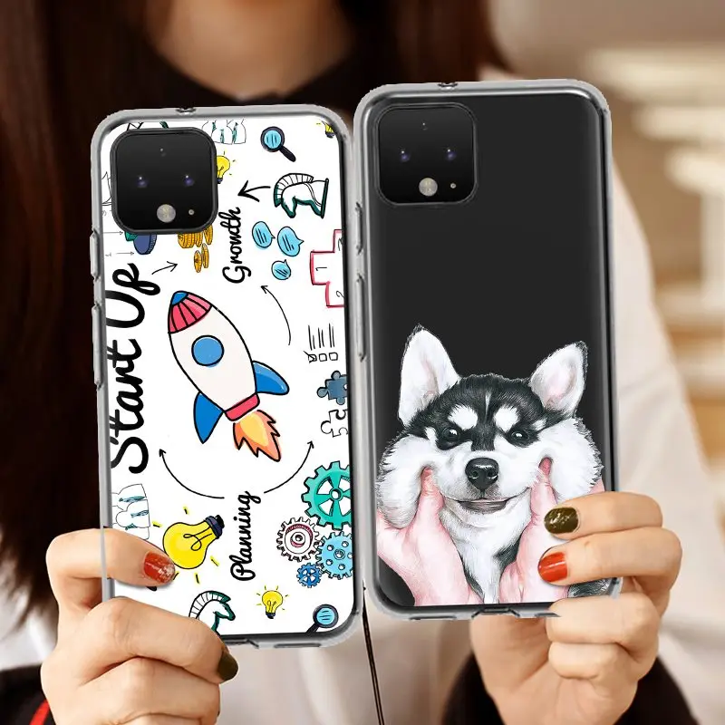 Для Google Pixel 4 XL чехол Мягкие силиконовые термополиуретановые Чехлы для телефона