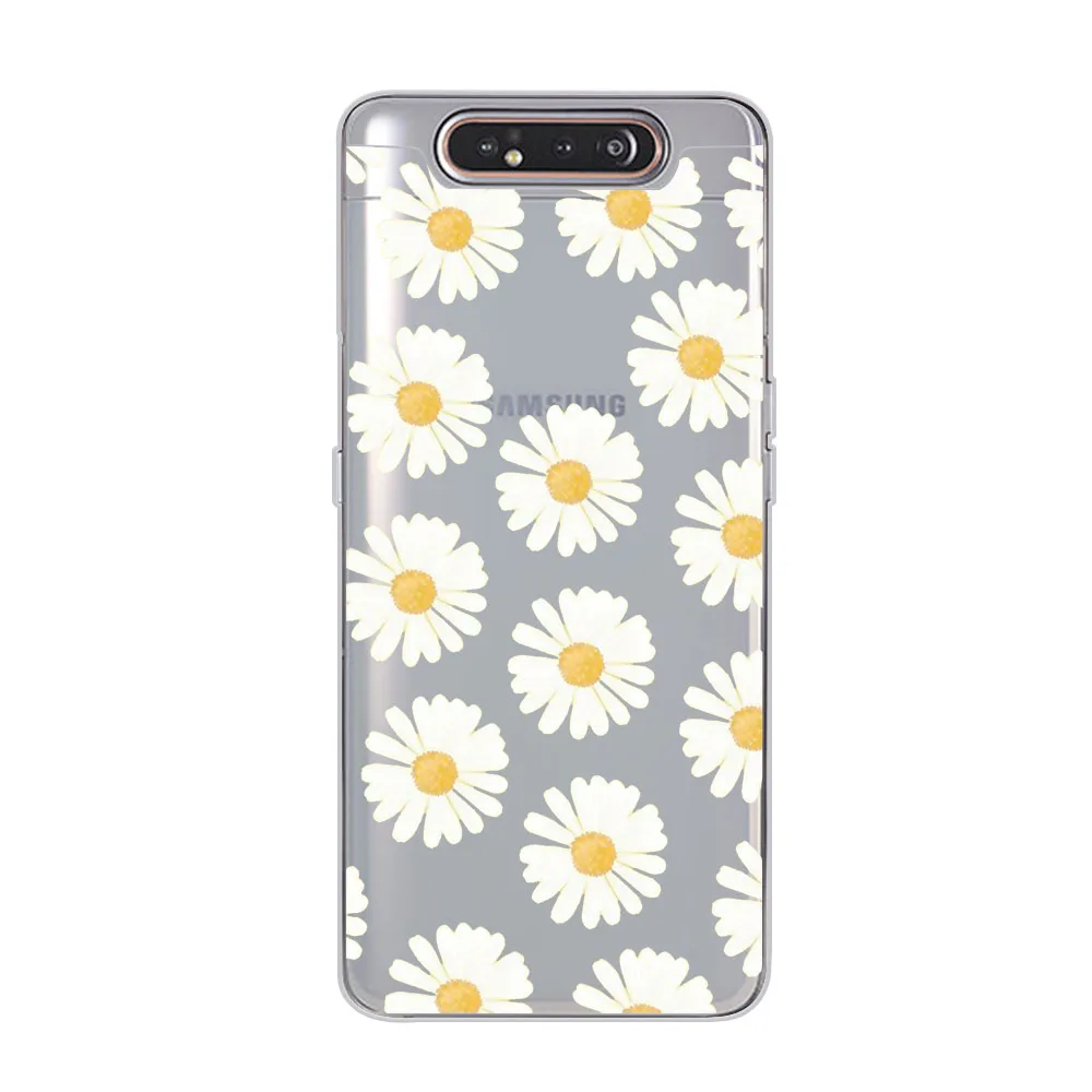 Ciciber цветок сливы чехлы для телефонов samsung Galaxy A50 A70 A10 A80 A40 A30 A20 A60 A20e Мягкий силиконовый чехол из ТПУ