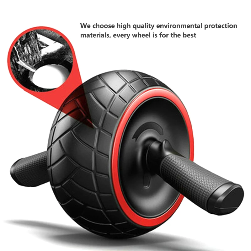 

New Silence Abdominal Wheel Keep Fit Wheels Exercise Rebound Workout Gym Resistance Sports Wear Non-slip Compressive Security