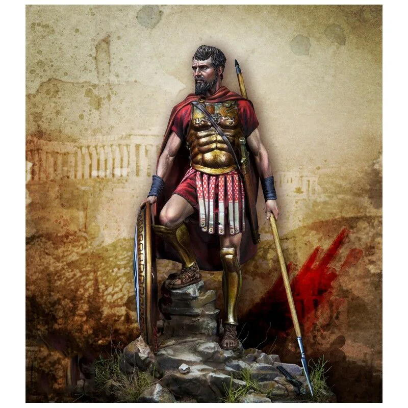 1/24 шкала resin смола фигурка греческий Hoplite warrior GK фигурка