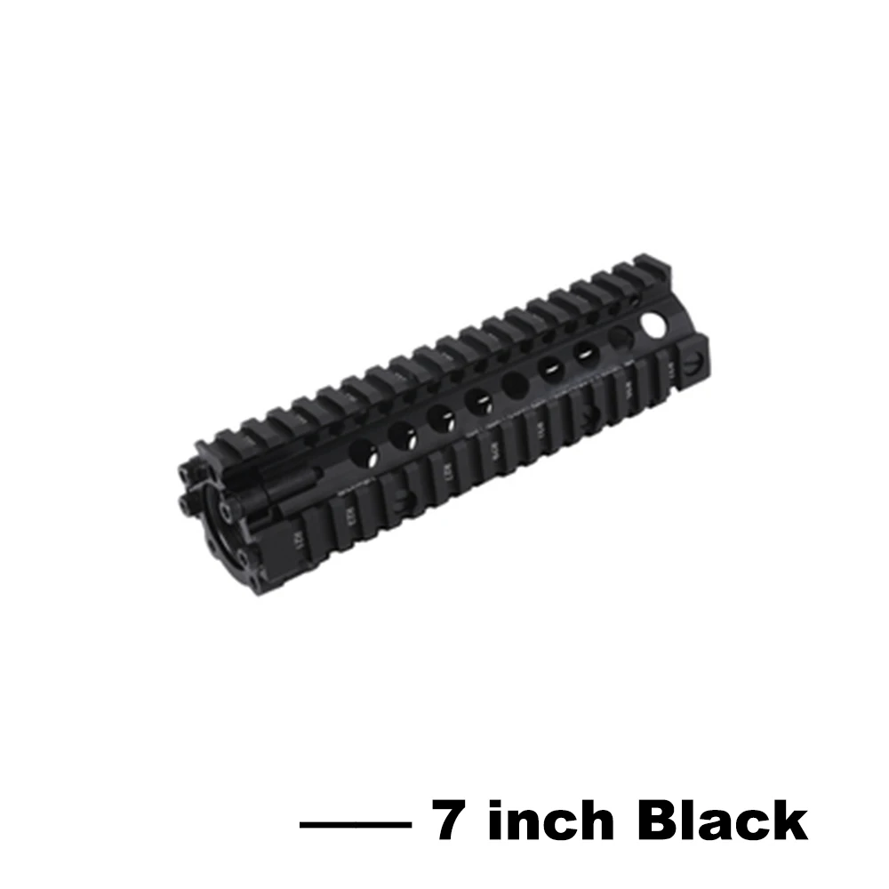 CNC алюминий MK18 Handguard тактический рельс для страйкбола пневматические пистолеты Jinming Gen9 J9 M4A1 AEG гель бластер Пейнтбол Аксессуары - Цвет: 7 Inch Black