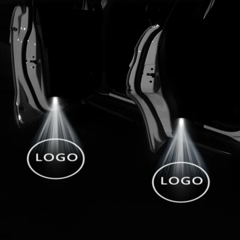 2 шт. автомобиль-Стайлинг беспроводные Светодиодные на дверь автомобиля Добро пожаловать лазерный проектор логотип призрак тени свет для Mercedes-бензамид автомобильные аксессуары