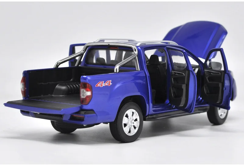 1:18 литье под давлением модель для MAXUS T60 синяя пикапа Игрушечная машина из сплава миниатюрная коллекция подарок грузовик китайский бренд Datong