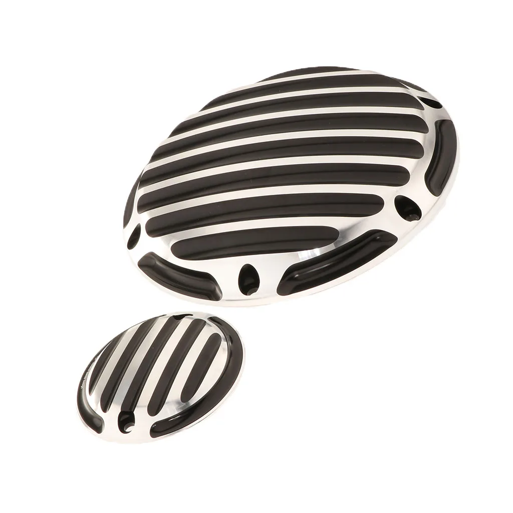

2 Sets Motorcycle CNC Engine Derby Timer Cover for Harley XL883 XL1200 X48 72, Great Heat and Compact Resistance
