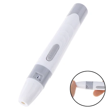 

1PCS Blood Glucose Pen Lancing Device For Diabetics Blood Collect 5 Adjustable Depth Blood Sampling Glucose Test Pen