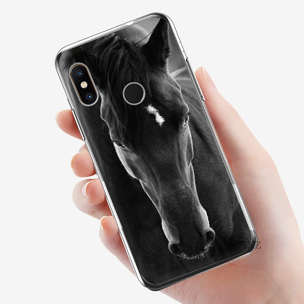 Чехол для телефона для Xiaomi mi CC9 CC9E 9T mi x 2 S, 6, 8, 9, SE A1 A2 5X 6X макс 3 A3 Pro Lite чехол конь перламутровая втирка для ногтей