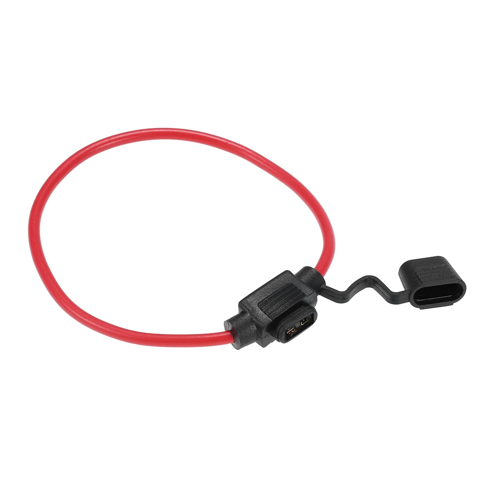 Car Fuses Kit 12V 30A Car Automotive In-Line Mini Blade Fuse Holder Kit with 6 Fuses Motorcycle Motorbike Fuse Accessories car fuses kit,fuse holder,fuse box holder