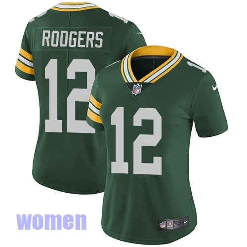 Быстрая Green Bay Высокое качество Мужская wo Мужская молодежная упаковочная одежда Aaron Rodgers длинная футболка - Цвет: women