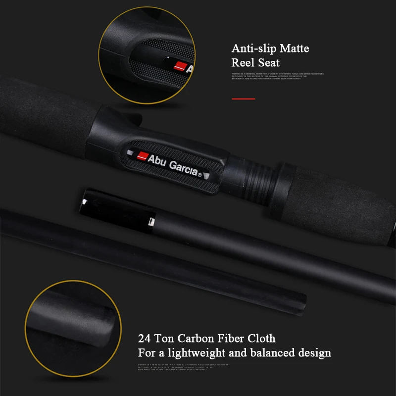 

Abu Garcia Black Max Baitcasting Fishing Rods Carp Fishing Pesca BMAXC662M Casting Rod 6'6" 1.98m Carbon 2 Sec M Power Rod