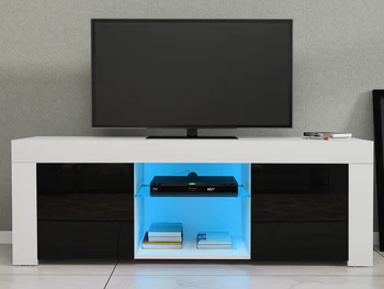 Panana-armario de TV para sala de estar, LED moderno de 120cm, alto brillo, aparador de TV, Mueble mate de tv, muebles de TV