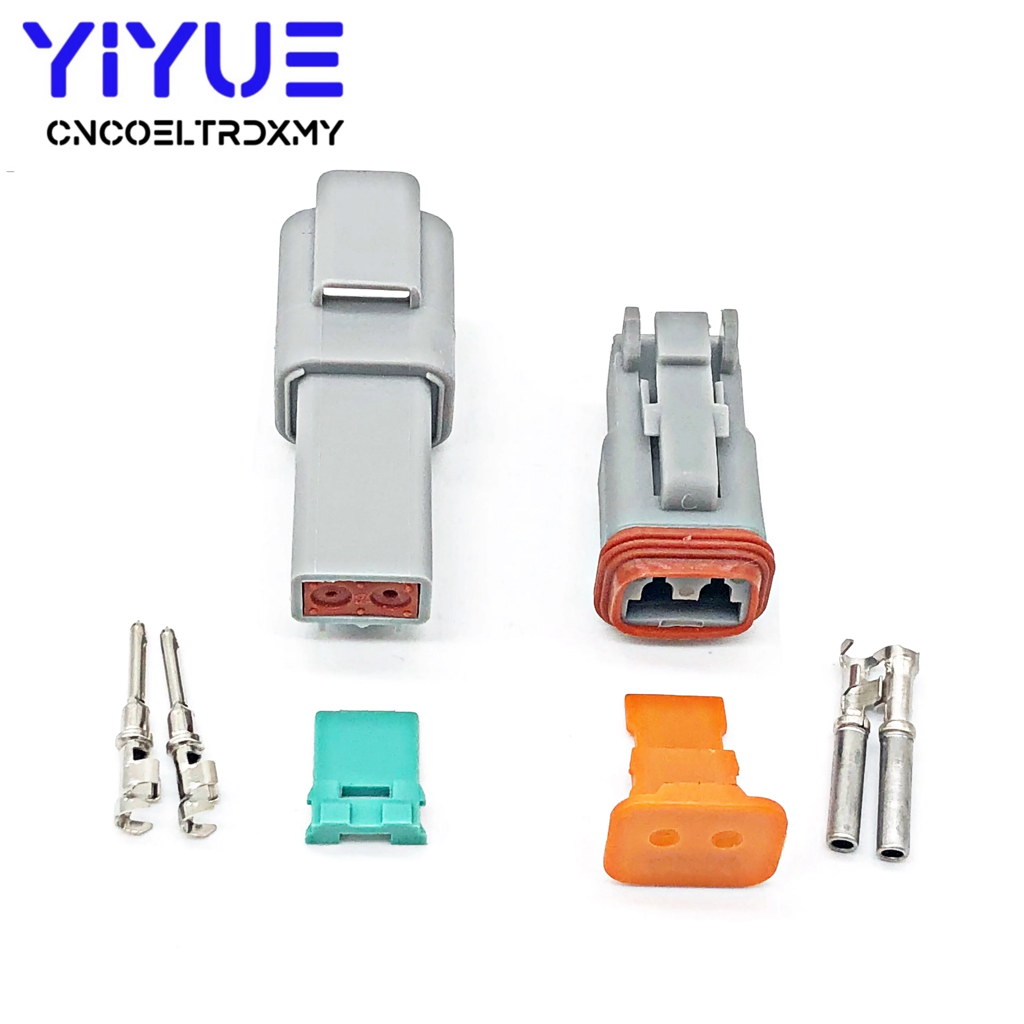 1 Sets Deutsch DT 2 3 4 6 8 12 Pin Male Female Auto Waterproof Connector Automotive Sealed Plug With Pins ► Photo 3/6