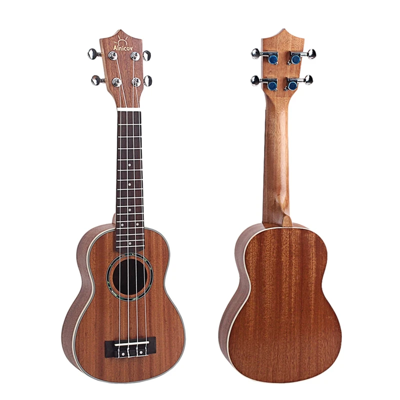 

21 Inches Ukelele Ukulele Hawaiian Guitar Sapele Aquila Rosewood Fretboard Bridge Soprano Stringed Instrument 4 String