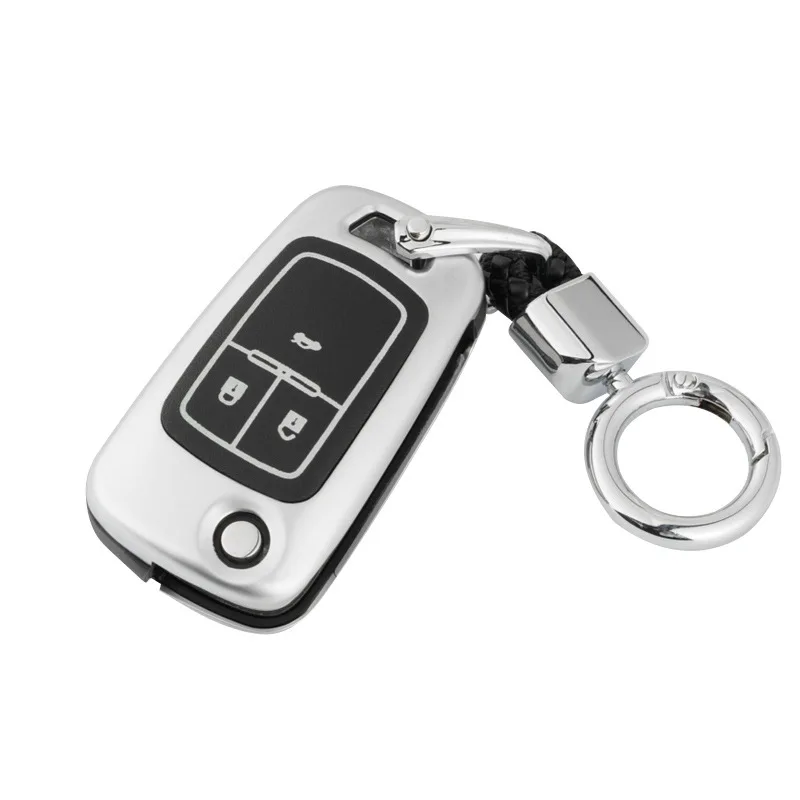 

Zinc Alloy Metal Car Key Case Purse Wallet Key Chain for Buick Excelle Car Accessories Protective Case for Men and Women
