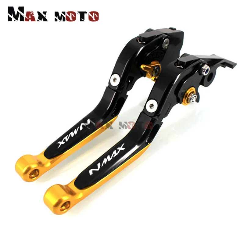 Для YAMAHA NMAX 155 125 NMAX155 NMAX125 N-MAX 155 125- мотоциклетные Складные Выдвижные Тормозные Рычаги Сцепления Логотип NMAX - Цвет: Q
