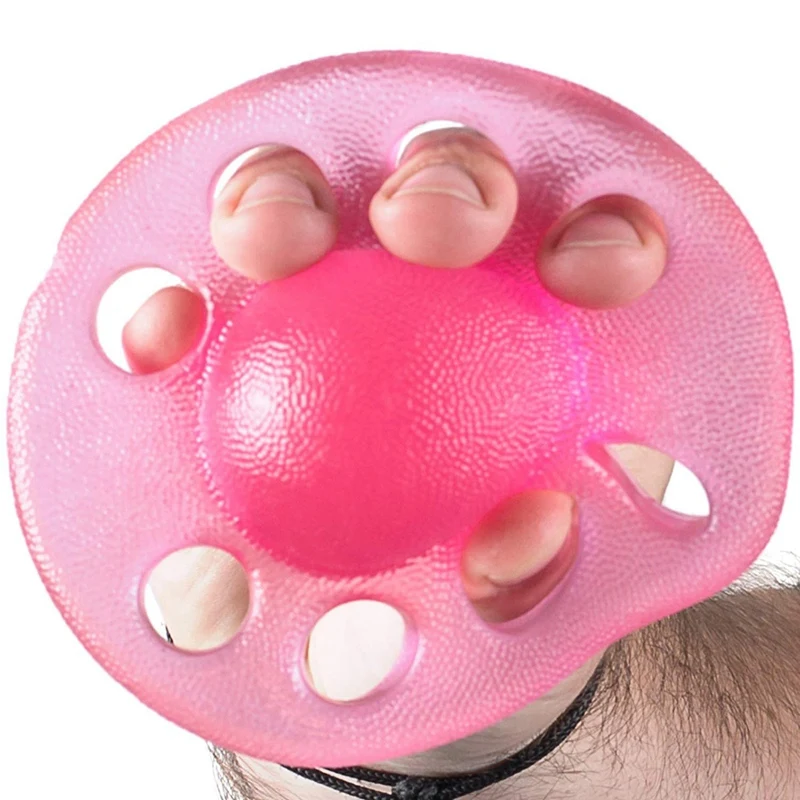 Hand Exerciser - Grip, Forearm Wrist Strengthener - Squeeze and Flex Finger Extension Trainer Therapy Stress Ball Training, Phys