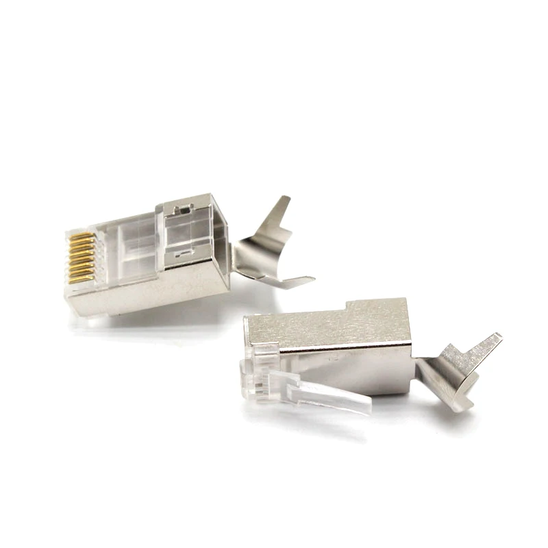 

6 X Pcs RJ45 Plug Cat6a Modular LAN Network Connector Internet Ethernet Cable