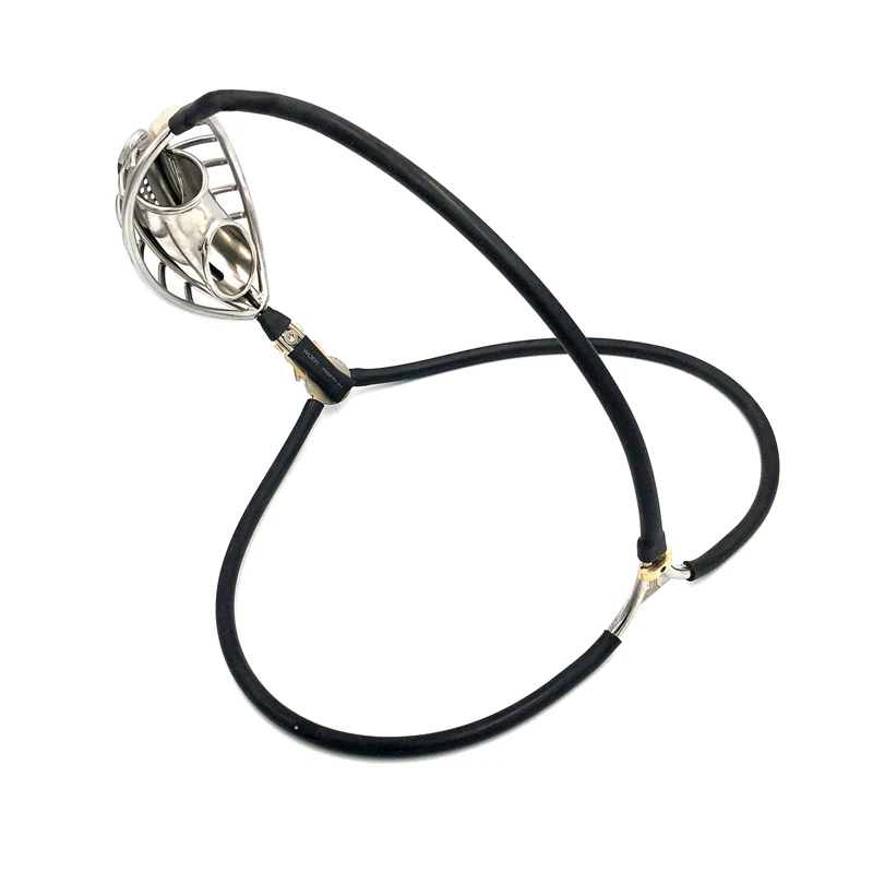 新款带付盾隐形贞操带黑色3