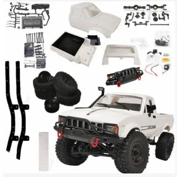 C24-1 Kit Version Pickup 4WD Climbing Remote Control Car Full-scale Remote Control Car Model Toy Children's Gift diy simulation remote control ship model kit for tug804 tugboat rescue ship small scale and moped tugboat 1 18