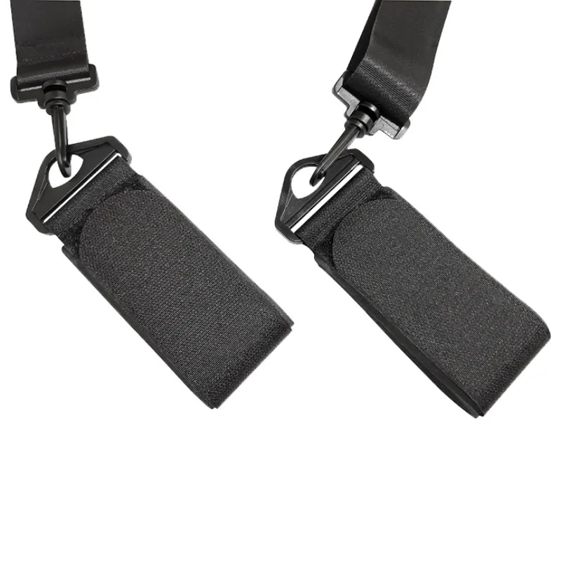 Лыжный плечевой ремень черный супер прочный регулируемый ручной фиксированный ремень для переноски для сноуборда лыжная палка