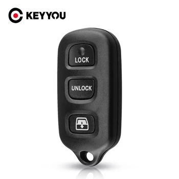 

KEYYOU 4 Buttons Remote Key Fob for Toyota 4Runner 1999-2002 For HYQ1512Y