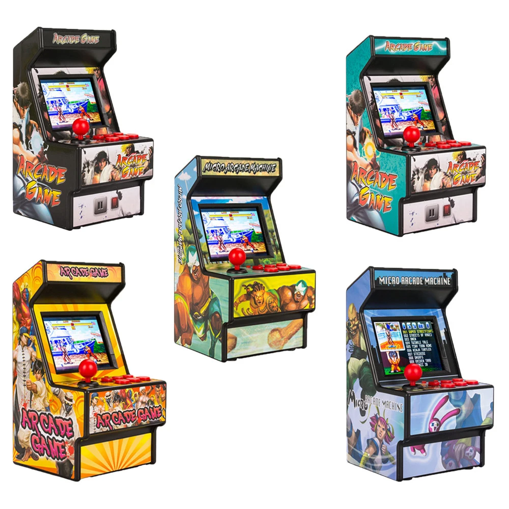 Mini Arcade Game 156 Classic Handheld Games Portable 2.8 Inch Colorful Screen Rechargeable Battery AV to TV for Megadrive