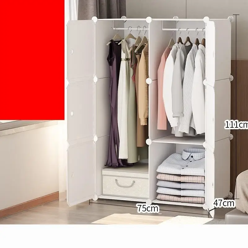 Каса мобили хранения Meble Kleiderschrank Meuble Placard Rangement Armario Ropa De Dormitorio шкаф Guarda Roupa Mueble гардероб - Цвет: Version AH