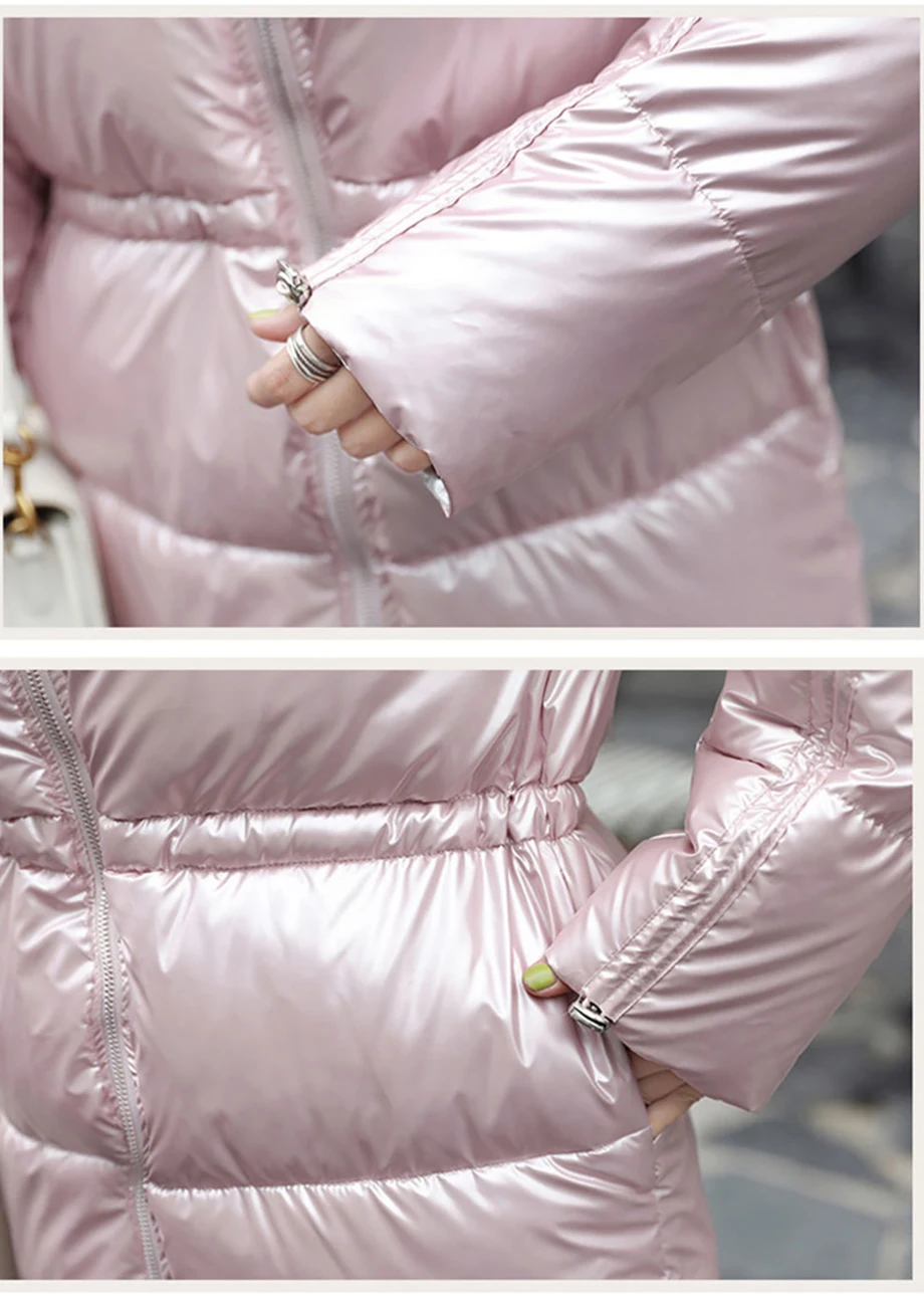 women's Parker Coat winter warm Slim hooded fur collar waterproof thick warmWinter Coat jacket