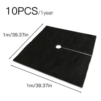 

10PCS Non-woven Weed Control Ground Cover Breathable And Moisturizing Protection Cover Orchard Grass Cloth Garden Accessories