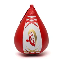 

Boxing Pear Shape PU Leather Speed Ball Swivel Punch Bag Punching Exercise Speedball Speed bag Punch Fitness Training Ball MMA